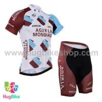 ราคา ชุดจักรยานแขนสั้นทีม AG2R LA Mondiale 16 (01) สีขาวน้ำตาล (9649111225)
