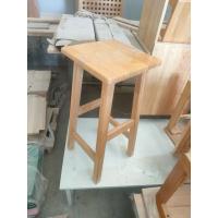 ราคา เก้าอี้บาร์สูง เก้าอี้ทรงสูง เก้าอี้หัวเหลี่ยม เก้าอี้ไม้ยางพาราไท้ธรรมชาติ (สูง 29 นิ้ว) (26353589085)