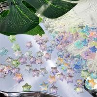 ราคา Rou Bao ดาวเรซิ่นใส หลากสี สําหรับตกแต่งเล็บ DIY 50 ชิ้น (24973588622)
