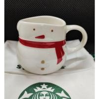 ราคา Starbucks แก้ว mug snowman 12oz. ของแท้ (772966580)