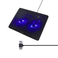 ราคา Oker พัดลมระบายความร้อน รุ่น C192 พัดลมขนาด 140 มม 2 ตัวช่วยระบายความร้อนได้ดี สายเสียบ USB ยาว 45 ซม. พร้อมไฟ LED สีฟ้า (21678045733)