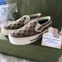 ราคา Gucci tennis 1977 canvas slip-on รองเท้า gucci มือ2 ของแท้ 100% (21543114891)