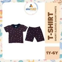 ราคา Miimii ชุดนอนเด็กผู้ชายแขนสั้นแขนสั้นแขนสั้นแขนสั้นกางเกงขาสั้นกางเกงขาสั้น (22243516611)