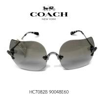 ราคา แว่นตากันแดดผู้หญิง COACH รุ่น HC7082B 9008E60 Plastic green blue gradient สินค้าแบรนด์เนมของแท้ 100% (8869541378)