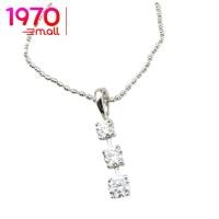 ราคา Jewalet จี้สร้อยคอ ประดับเพชร CZ เม็ดเดี่ยว 3 เม็ด รูปทรงคล้ายหยดน้ำ (12775021228)