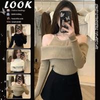 ราคา Grace เสื้อนิ้ตติ้งไหมพรมแขนยาวเว้าไหล่ เสื้อไหมพรมปาดไหล่แขนยาว สไตล์เกาหลีsocuteสุดๆ เก็บทรงแมตช์สวยจึ้งๆ 31045 (25508457219)