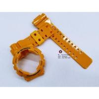 ราคา กรอบสาย G-SHOCK แท้✅ สีเหลืองเงาฟอนต์ดำ ใส่กับรุ่น GA-100 ,GA-110 ,GA-120 ,GA-140 ,GAX-100 ,GD-100 ,GD-120 (487425739)