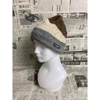 ราคา หมวกไหมพรม​ ลายสลับสีเทาครีมน้ำตาล (23609659699)