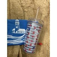 ราคา Starbucks แก้วน้ำ Sailboats Plastic Cold Cup 16oz. (11639267025)