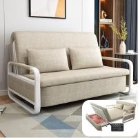ราคา 【จัดส่งจากกรุงเทพฯ】โซฟาปรับนอน ที่นอนโซฟาพับได้ 1.2m /1.5 m sofa 2 ที่นั่ง 4ฟุต 5ฟุต (7760110781)