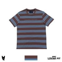 ราคา Saleไซส์ M AEIOU Memo เสื้อยืด Oversize Memo Cotton Stripe ลายปัก รุ่น RIW LOOSE FIT สินค้าลิขสิทธิ์แท้ (20677604695)