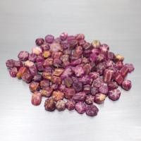 ราคา พลอย ก้อน รูบี้ ทับทิม ทราปิเช่ ดิบ ธรรมชาติ แท้ ( Natural Unheated Ruby Trapiche Burma ) หนัก 34.95 กะรัต จำนวน 94 เม็ด (18063932242)