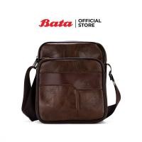 ราคา BATA กระเป๋าสะพายข้าง หนังสังเคราะห์ Messenger สำหรับผู้ชาย รุ่น COFFEE สีน้ำตาล รหัส 9924409 (19935579941)