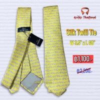 ราคา เนคไทผ้าไหม : Silk Twill Tie สีเหลืองทอง แบรนด์ Jim Thompson (20640004837)