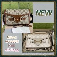 ราคา [สอบถามก่อนกดซื้อ]​ แท้​ New Gucci Horsebit 1955 mini bag (19927281869)