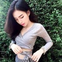 ราคา Sale ‼️เสื้อเรย่อนแขนยาวผูกเอว (1227468299)