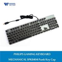 ราคา PHILIPS GAMING KEYBOARD MECHANICAL SPK8404 PUNK KEY แมคคานิคคอล Blue Switch เกมมิ่งคีย์บอร์ด ที่โดดเด่นด้วย Keycab punk (9216247032)