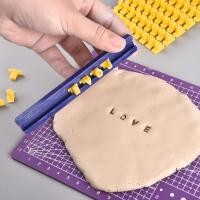 ราคา เซรามิกศิลปะตัวอักษรจํานวนตัวอักษร Polymer Clay Presser แสตมป์ลายนูนแม่พิมพ์ซีล Diy ลายนูนเครื่องปั้นดินเผาเครื่องมือดิน (26457784345)
