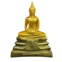 ราคา หลวงพ่อโสธร สีทอง ฐานปัดสีโบราณ (หน้าตัก 5นิ้ว สูง23ซม.)เข้าพิธีพุทธาภิเษกในอุโบสถวัดหลวงพ่อโสธร เป็นสิริมงคลแก่ผู้บูชาย (15557524531)