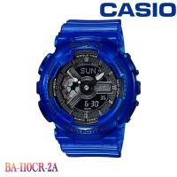 ราคา Casio Baby-G นาฬิกาข้อมือผู้หญิง สายเรซิ่น รุ่น BA-110CR-2A - สีน้ำเงินใส ของแท้ ประกันCmg/ประกันร้าน สำหรับผู้ชาย-ผู้หญ (8261800889)