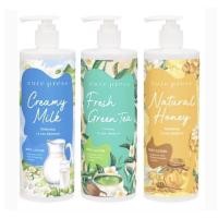 ราคา CUTE PRESS บอดี้ โลชั่น CREAMY MILK ,FRESH GREEN TEA,NATURAL HONEY BODY LOTION ขนาด 490ML (2988076299)