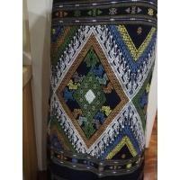 ราคา ผ้าฝ้ายย้อมครามผ้าฝ้ายทอมือแท้ ลายนาคสวย (11986046865)