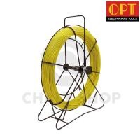 ราคา "OPT" F05100T ฟิชเทปไฟเบอร์กลาส พร้อมวงล้อ (FIBER GLASS FISH TAPE) ความยาว 100 เมตร (11130228912)
