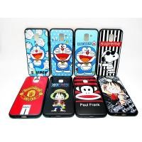 ราคา เคสซัมซุง A6 2018 เคสหลังแข็งขอบนิ่มลายเส้นนูนการ์ตูน (1524039674)