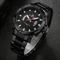 ราคา หรูหราในราคาเบาๆนาฬิกาข้อมือชาย กันน้ำ นาฬิกา naviforce แท้ รุ่นNF9085-BB สายแสตนเลส ของแท้100% (897541101)