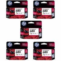 ราคา ตลับหมึกสี HP 680 TRI-COLOR Original Ink Advantage Cartridge (แพ๊ค5ชิ้น) (23574701743)
