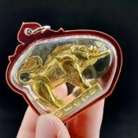 ราคา พญาหมูป่าเขี้ยวเพชร กะไหล่ทอง รุ่นขุมทรัพย์เขี้ยวแก้ว หลวงปู่กาหลงเขี้ยวแก้ว วัดเขาแหลม เลี่ยมกรอบกันน้ำอย่างดี หลวงปู่ป (12979268335)