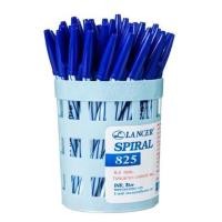 ราคา ปากกาลูกลื่น ปากกาแลนเซอร์ 0.5 มม. หมึกสีน้ำเงิน (แพ็ค50ด้าม) แลนเซอร์ สไปรัล 825 ปากกาหมึกน้ำเงิน (20268364094)