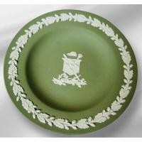 ราคา Wedgwood Jasperware Unglazed Sage Green & White (25671924216)