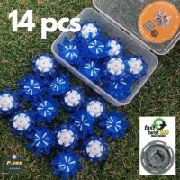 ราคา ปุ่มรองเท้ากอล์ฟ 14 pcs. Spikes golf cleats Fast Twist 3.0 & tour lock insert system for FJ Ecco Nike (new) (21639152350)