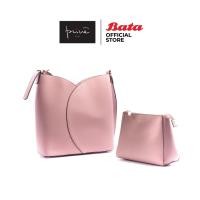 ราคา Bata บาจา ยี่ห้อ Prive กระเป๋าสะพายไหล่ กระเป๋าทรง Tote Bag สวยงาม ทันสมัย สำหรับผู้หญิง รุ่น Tracy สีนู้ด 9015211 (12510459052)