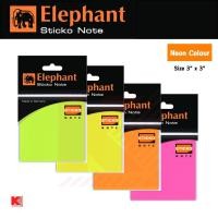 ราคา กระดาษโน๊ต 3x3นิ้ว ( 80-100แผ่น ) ตราช้าง Elephant sticko note จำนวน 1 ชิ้น (7528505242)