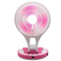 ราคา HT-5580 พัดลม 6 นิ้ว ปรับแรงลมได้ ชาร์จไฟ มีโคมไฟ LED 21 ดวง ส่องสว่างPortable Rechargeable LED Light with Mini Fan (2079651682)