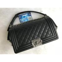 ราคา Chanel Boy 10” Black Caviar RHW Holo25 (1055764428)