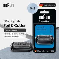 ราคา เครื่องโกนหนวดไฟฟ้าหัวเปลี่ยนสําหรับ Braun Series 5/Series 6/Series 7 หัวโกนไฟฟ้าเปลี่ยน Cassette 54B / 64B / 74S (17842011989)