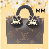 ราคา ไหมหุ้มหูถักกระเป๋าหลุยส์ on the go MM (28162037777)