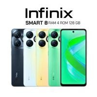 ราคา infinix SMART 8 (3+64GB) (4+128GB)กล้องหลัง: 13MP+AI กล้องหน้า: 8MP แบตเตอรี่: 5000mAh ชาร์จ Type-C (26650642047)