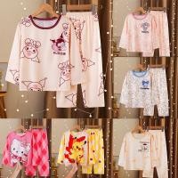 ราคา SANRIO ชุดนอนแขนสั้น ลายการ์ตูน Kuromi Cinnamoroll แฟชั่นฤดูร้อน สําหรับเด็ก (22451187897)