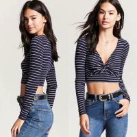 ราคา เสื้อครอปแขนยาว forever21 sizeL (926178795)