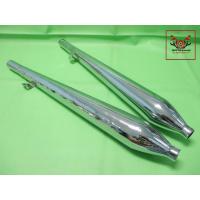 ราคา EXHAUST MUFFLER PIPE “CHROME” Fit For HONDA C72 CA72 C77 CA77 // ท่อไอเสีย ท่อคู่ ทรง BM ชุบโครเมี่ยม (24713541697)