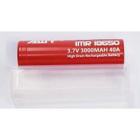 ราคา ถ่านชาร์จ AWT IMR18650 3000mAh สีแดง 3.7V 40A 1 ก้อน โค้ดเช็คได้ ของแท้ 100% พร้อมกระบอกใส่ถ่าน (2517620964)