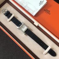 ราคา Hermes watch H-Hour lady size ของแท้! สาย croc สีดำสุดหรู อุปกรณ์ กล่อง คู่มือ (1237495812)