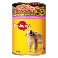 ราคา (400กรัม) PEDIGREE เพดดิกรี ®อาหารสุนัขชนิดเปียก 1กระป๋อง 4รส ( อาหารสุนัขเปียก อาหารสุนัข อาหารเปียกสุนัข) (19479361900)