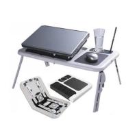 ราคา โต๊ะวาง โน๊ตบุ๊ค พับได้ มีพัดลม ระบายอากาศ พร้อมสาย USB พับเก็บได้ (48636013)