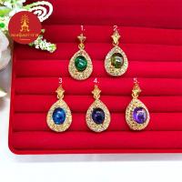 ราคา จี้พลอยล้อมเพชร ขนาด 1.7x2.2cm งานสวย สีมรกต ไพลิน ม่วง ฟ้า เขียวส่อง เสริมบารมี ชุบทอง ใส่ได้ทุกโอกาส แฟชั่น พร้อมส่ง (23344084375)