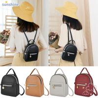 ราคา Ssunshine กระเป๋าเป้สะพายหลัง หนัง PU ใบเล็ก แฟชั่นสไตล์นักธุรกิจ สําหรับเดินทาง (25572136800)